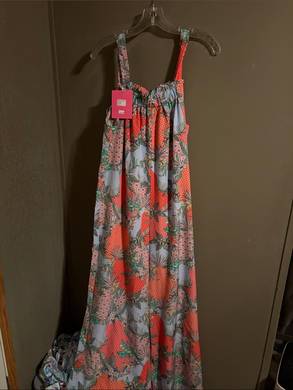 Caroline hill nwt large tropical floral romper